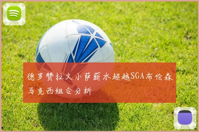 德罗赞拉文小萨薪水超越SGA布伦森马克西组合分析